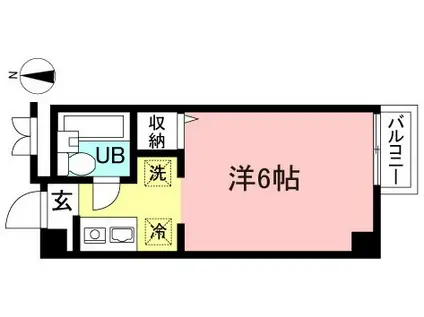 みずほビル(1K/3階)の間取り写真