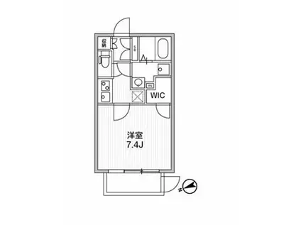 リーガランド早稲田(1K/3階)の間取り写真
