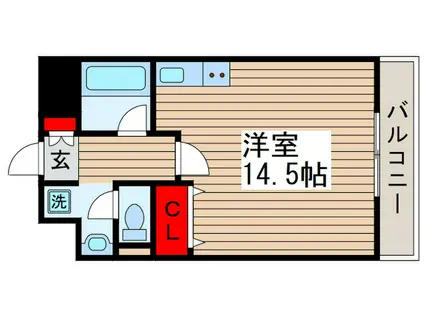 アルシェ柏(ワンルーム/7階)の間取り写真