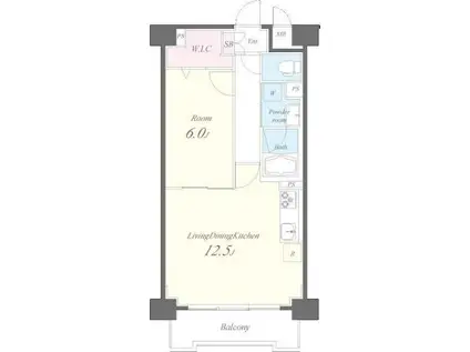 モンテジョア(1LDK/3階)の間取り写真