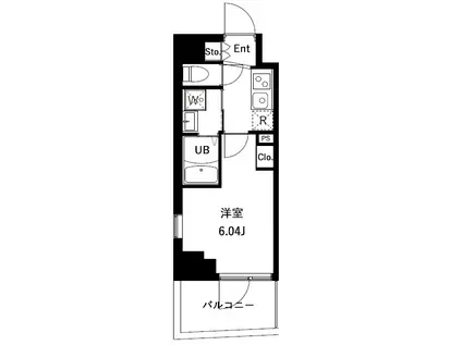 アーバンパーク川口並木(1K/8階)の間取り写真
