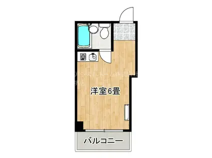 メゾンフェニックス(ワンルーム/3階)の間取り写真