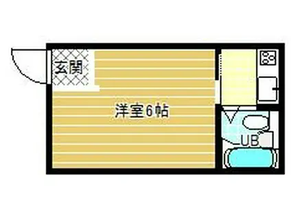 ハイツ遠藤(1K/1階)の間取り写真