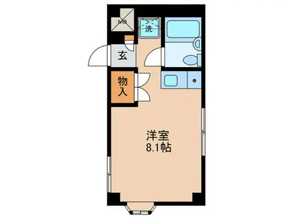 リバージュコジマ(ワンルーム/1階)の間取り写真