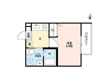 VANFORL 茶臼前ヴァンフォールチャウス(1K/1階)の間取り写真