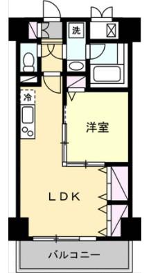 プレステージ富山(1LDK/10階)の間取り写真