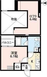 SEA THE STARS(1K/1階)の間取り写真