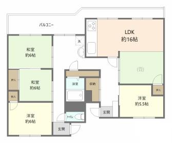 魚住コーポA棟
