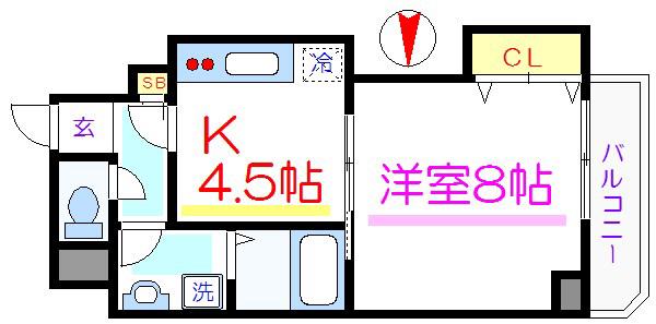 都営浅草線 浅草駅(東武・都営・メトロ) 徒歩2分 12階建 築25年(1DK/4階)の間取り写真