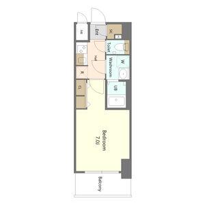 S-RESIDENCE名古屋菊井ALINE(1K/9階)の間取り写真