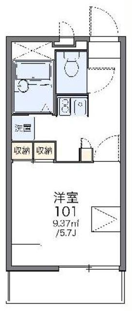 レオパレスASAHI(1K/2階)の間取り写真