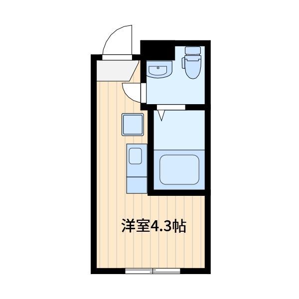 BOASORTE西糀谷(ワンルーム/3階)の間取り写真