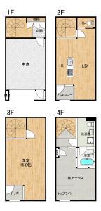 BE IVY(1LDK/1階)の間取り写真