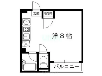 STABLE万寿寺(ワンルーム/2階)の間取り写真