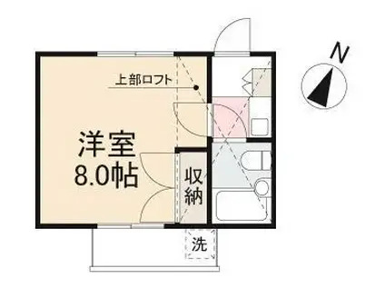 メゾンドパリス(1K/3階)の間取り写真