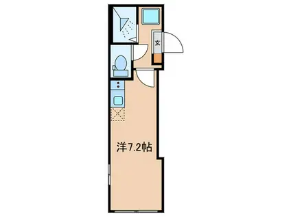 GRANQUAL田園調布(ワンルーム/5階)の間取り写真