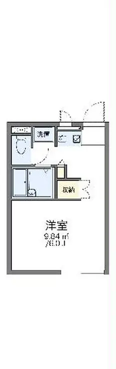 レオパレスセゾン 1階階 間取り
