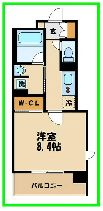 リージア経堂テラスガーデン 3階階 間取り