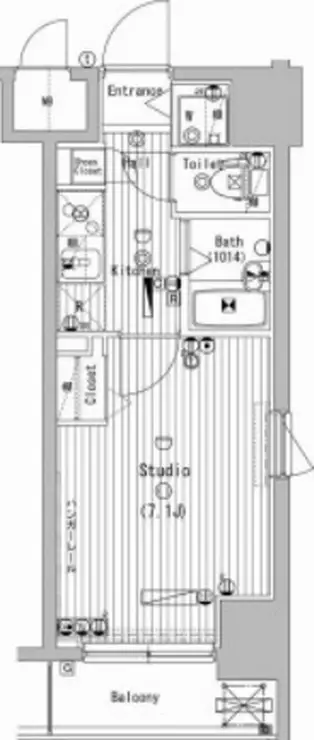 グランド・ガーラ横濱万世町 10階階 間取り
