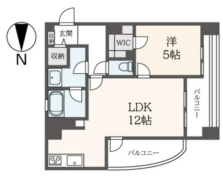 エスティメゾン笹塚 2階階 間取り
