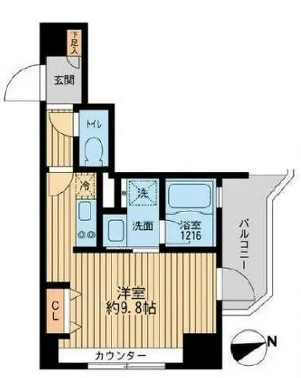 クリオ戸越銀座弐番館 10階階 間取り
