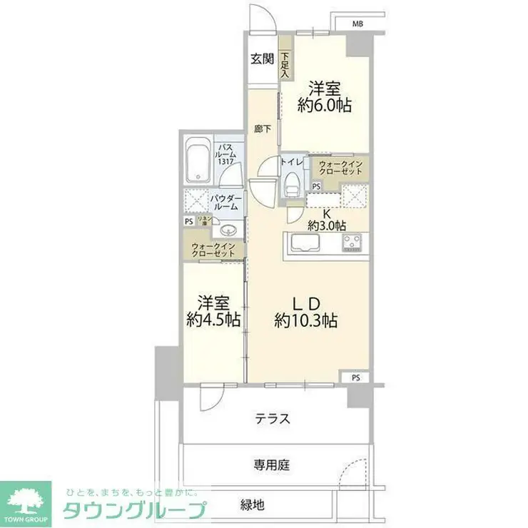 エクセレントシティ志木 1階階 間取り