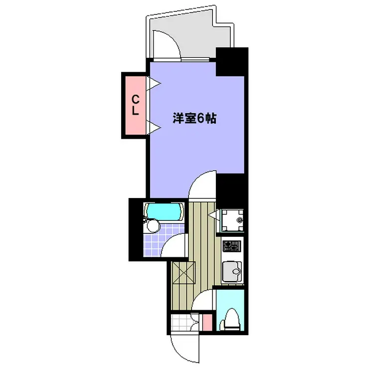 スカイコート駒沢大学 4階階 間取り