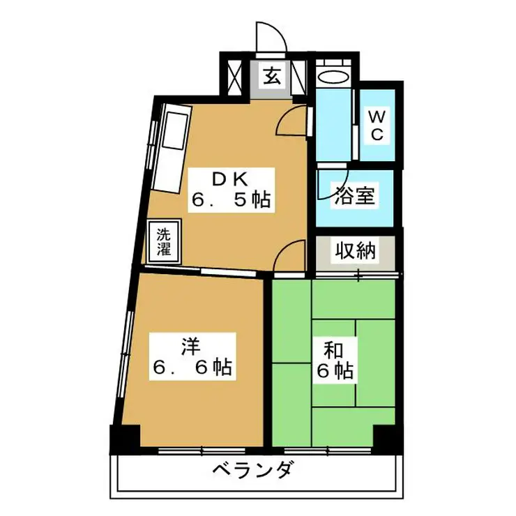 セルーエ三鷹 6階階 間取り
