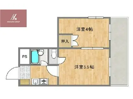 TAIHOメゾン大今里(2K/3階)の間取り写真