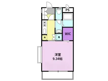 シェ・ソワ(1K/1階)の間取り写真