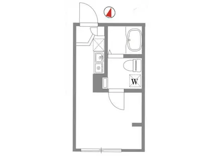 CLAUDIA SENJU(ワンルーム/2階)の間取り写真