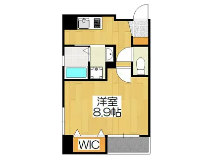 ベラジオ西陣聚楽1(1K/5階)の間取り写真