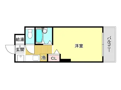 ステラ向野(ワンルーム/6階)の間取り写真