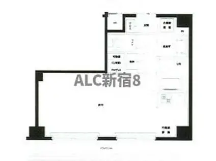 ルーブル浜田山(1K/5階)の間取り写真