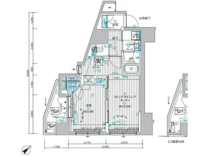 メインステージ押上V(1LDK/11階)の間取り写真