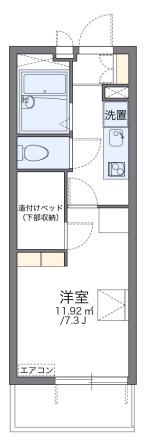 レオパレス御幣島東(1K/4階)の間取り写真