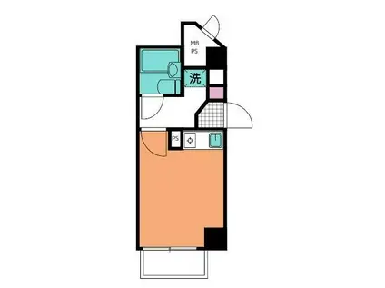 ライオンズマンション亀戸中央公園(1K/3階)の間取り写真