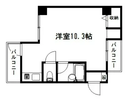 ノアーズアーク京都五条(ワンルーム/5階)の間取り写真