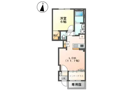 ＪＲ日豊本線 宮崎駅 バス乗車時間：15分 最寄りバス停で下車 徒歩6分 2階建 新築(1LDK/1階)の間取り写真