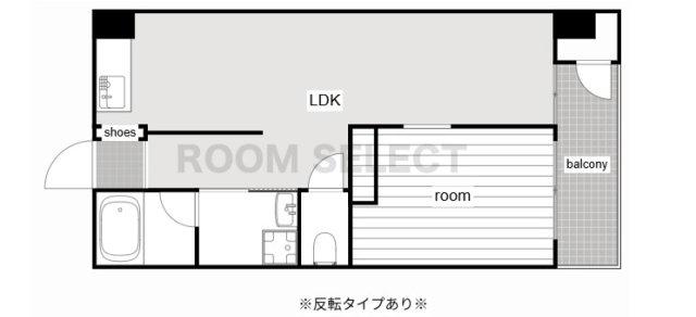 ローヤル白山(1LDK/3階)の間取り写真