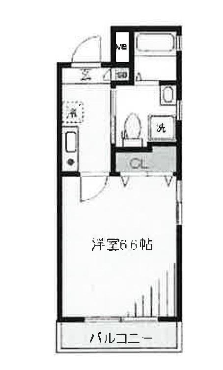 アクセス中野本町(1K/4階)の間取り写真