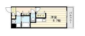 トレステーラ(ワンルーム/2階)の間取り写真