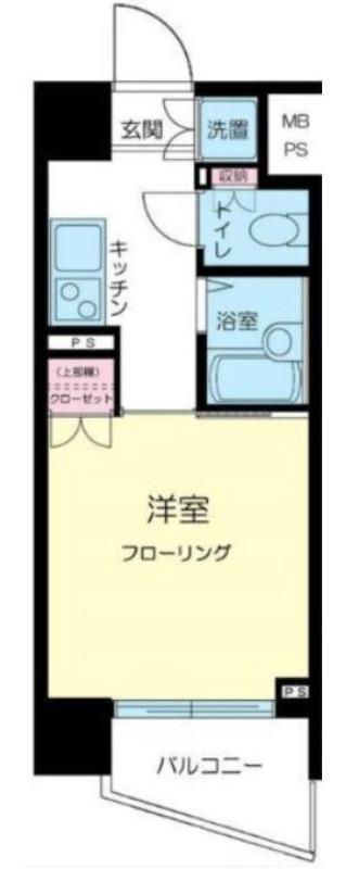 ルーブル池上参番館(1K/3階)の間取り写真