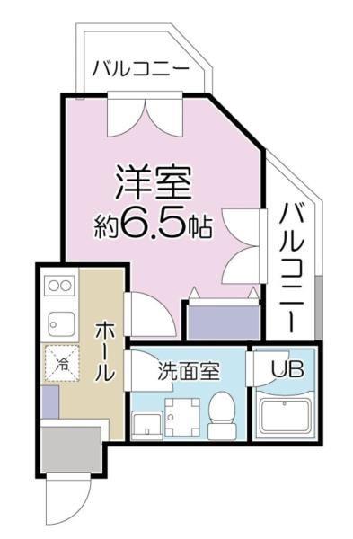 パークホームズ千川(1K/3階)の間取り写真