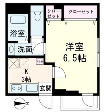日本文化楽部ミュージアム(1K/1階)の間取り写真