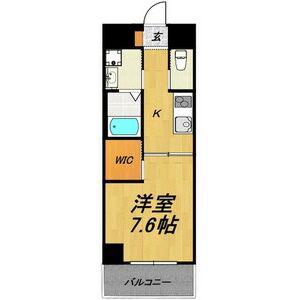 TIRAPALACE天神山(1K/3階)の間取り写真