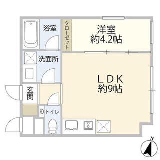 ベラ・カーサ大岡山 1階(1LDK/1階)の間取り写真