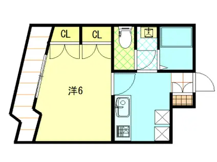 TC支倉ビル(1K/5階)の間取り写真