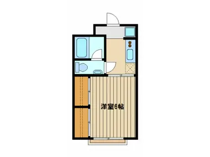 江原セントラルマンション(1K/5階)の間取り写真