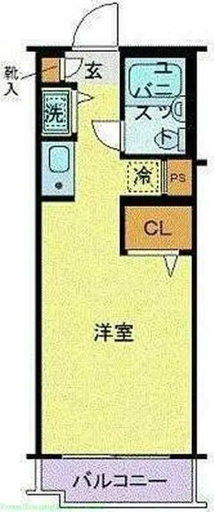 ジョイフル祐天寺 3階階 間取り